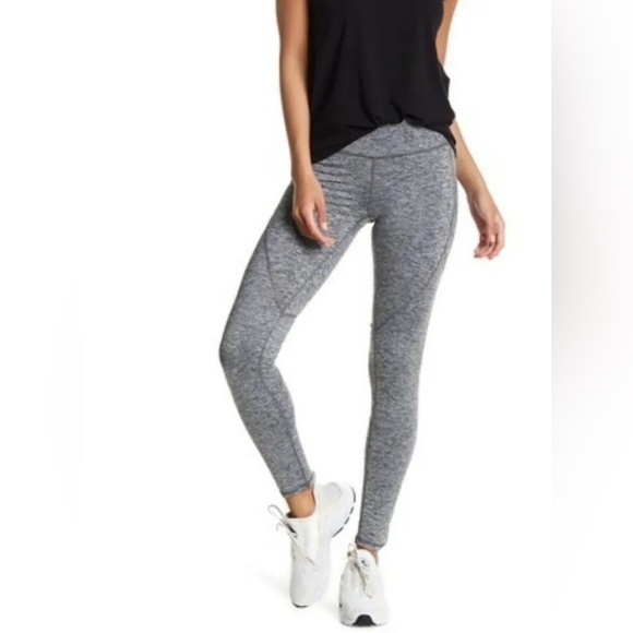 Zella Heat It Up Reflective Running Tights Size‎ Medium Grey - Picture 1 of 11